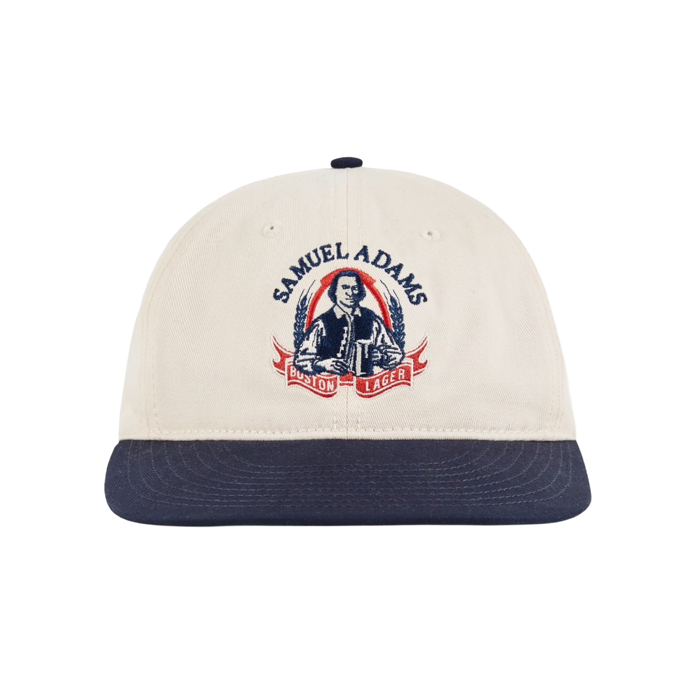 Samuel Adams beer cap with logo on a white background
