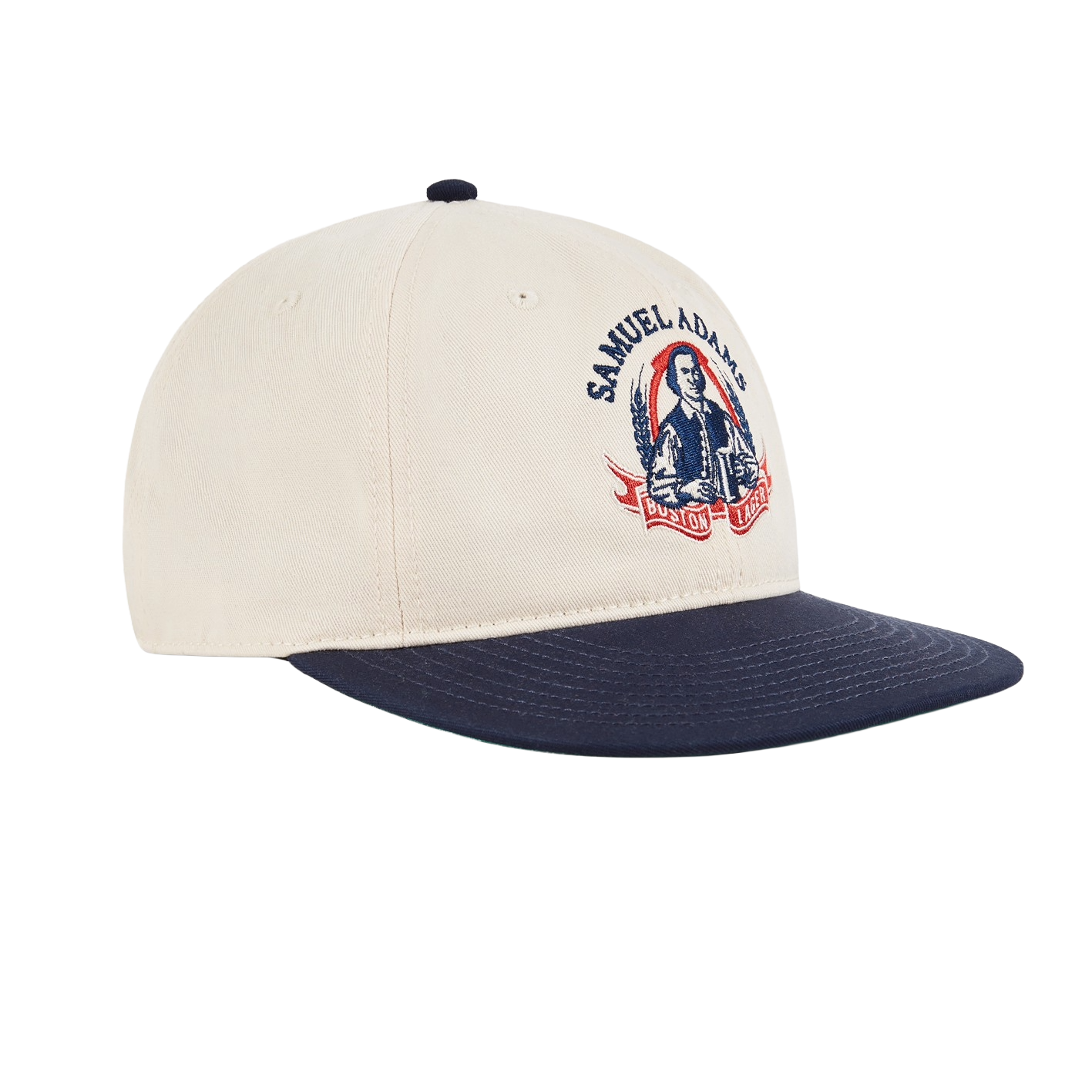 Cap with Samuel Adams logo on a white background