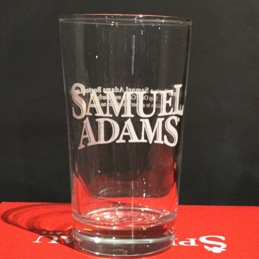 7oz Taster Glass with a white Samuel Adams logo