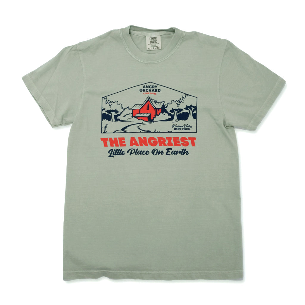 Green The Angriest Place Tee Shirt