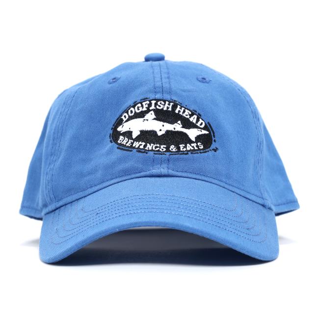 The Brewings and Eats Olive Hat and Tee Bundle by L2 Brands features an olive baseball cap with a black and white Dogfish Head Brewing & Eats logo. This essential combo is shown from the front against a plain white background.