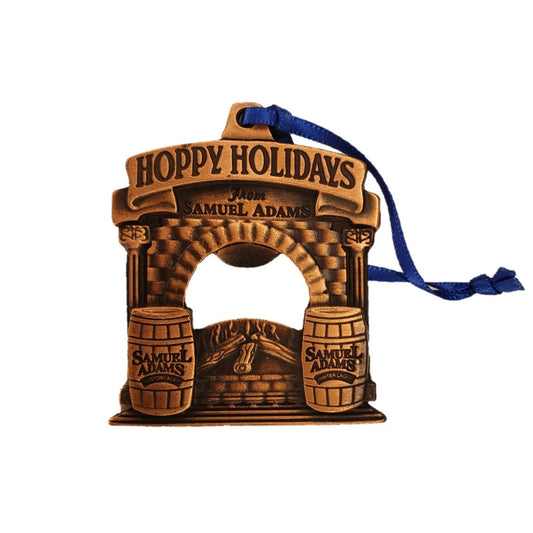 2"x2.5" ornament is die-cast and doubles as a bottle opener.