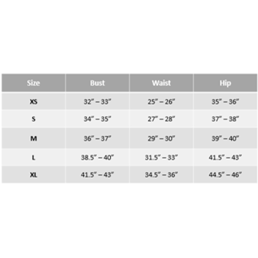 Measurement chart for KUHL W Maroon Print Dress
