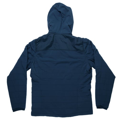 Backside of KUHL Blue Aero Fleece Pullover