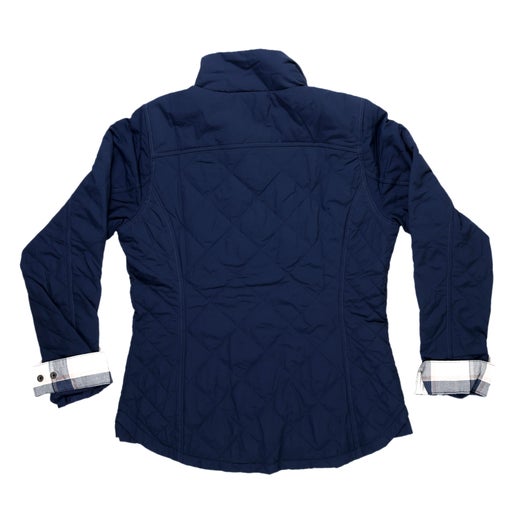 Our KUHL W Indigo Stunnr Insulated Jacket has features like a cozy flannel lining.