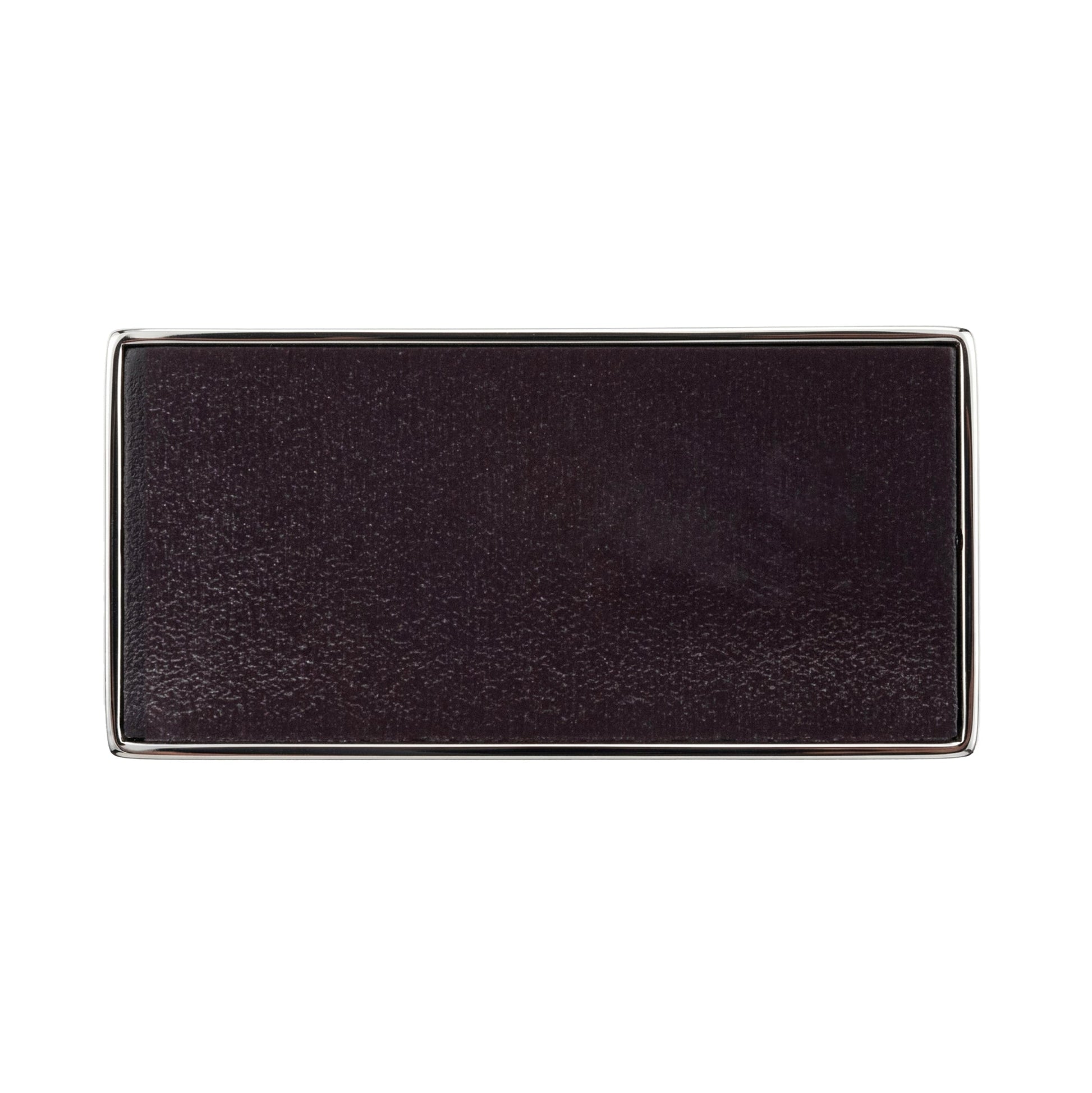 Black back of magnet. 