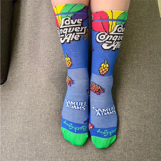 Love Conquers Ale Socks 