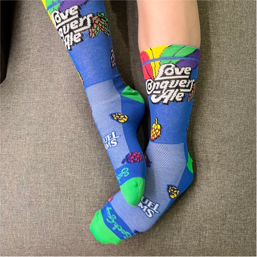 Love Conquers Ale Socks 