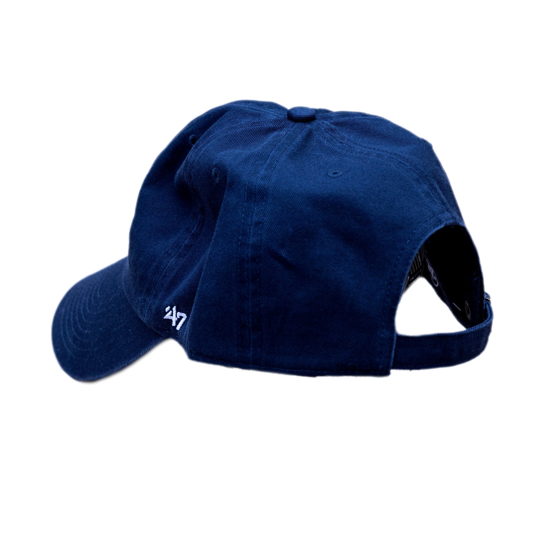 Back view of hat showing the adjustable strap.