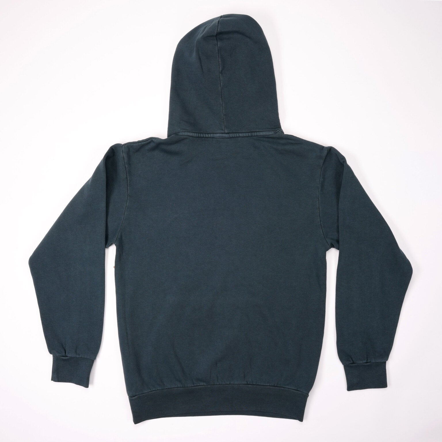 Dark blue hoodie on a white background