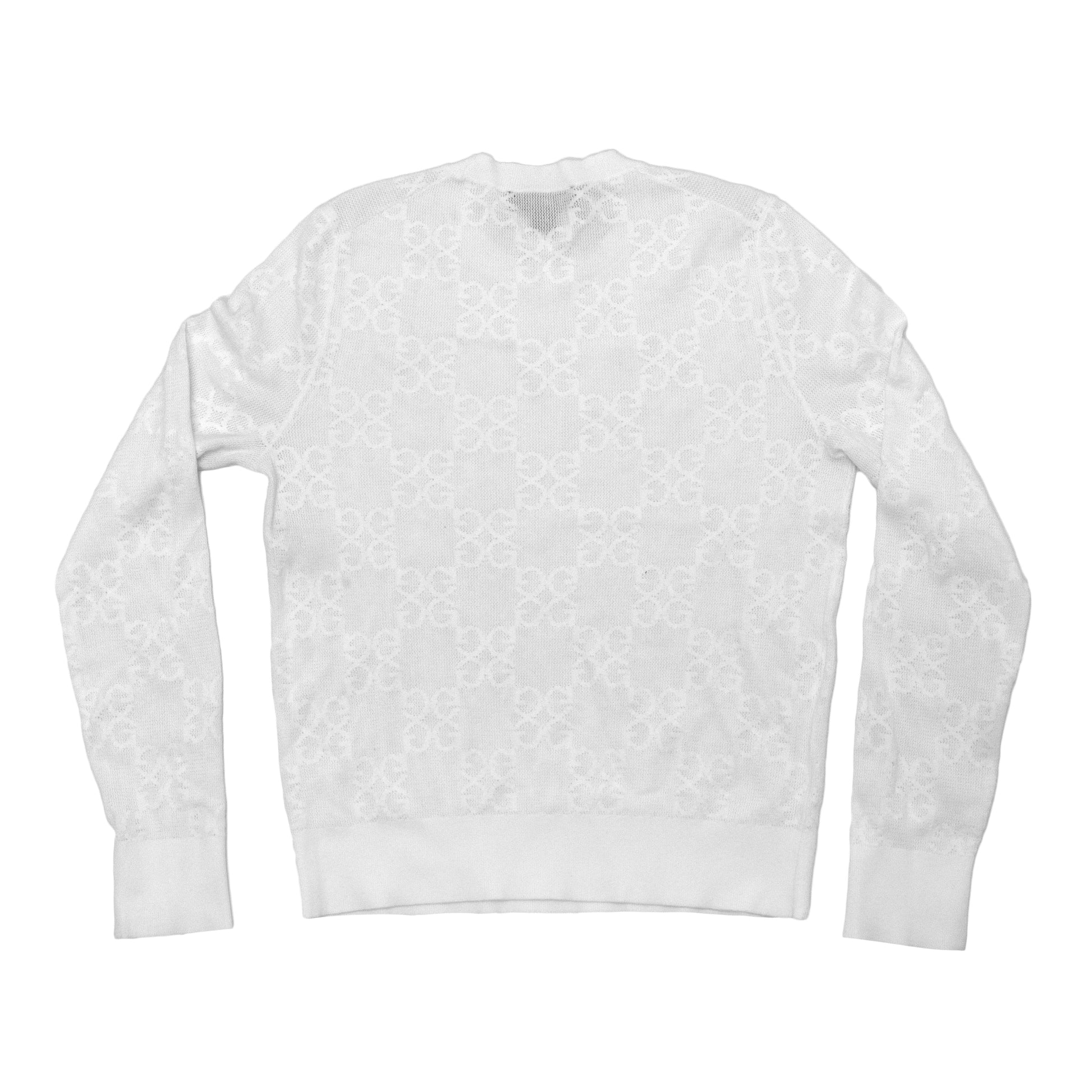 White long-sleeve shirt on a white background