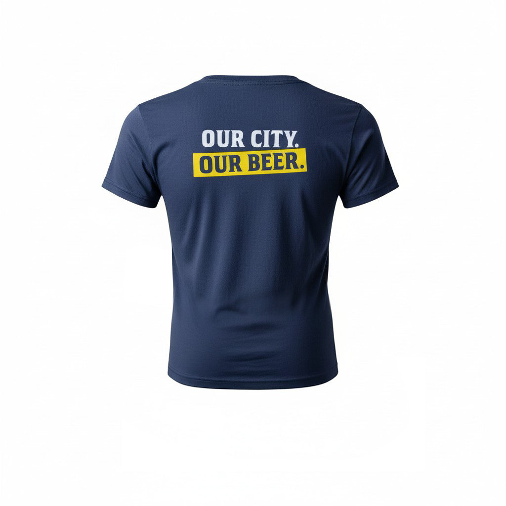 W Navy Boston Marathon Running Tee