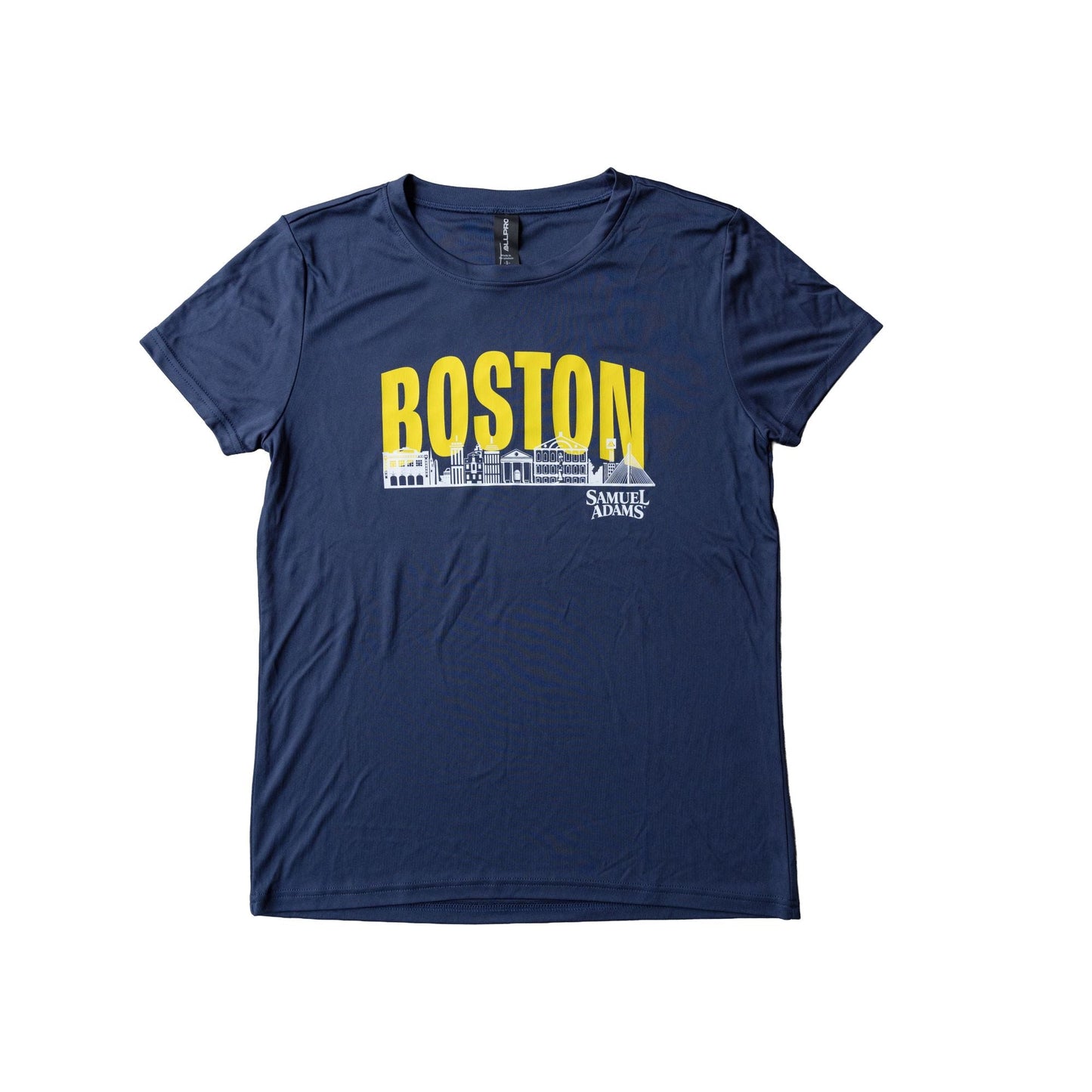 W Navy Boston Marathon Running Tee