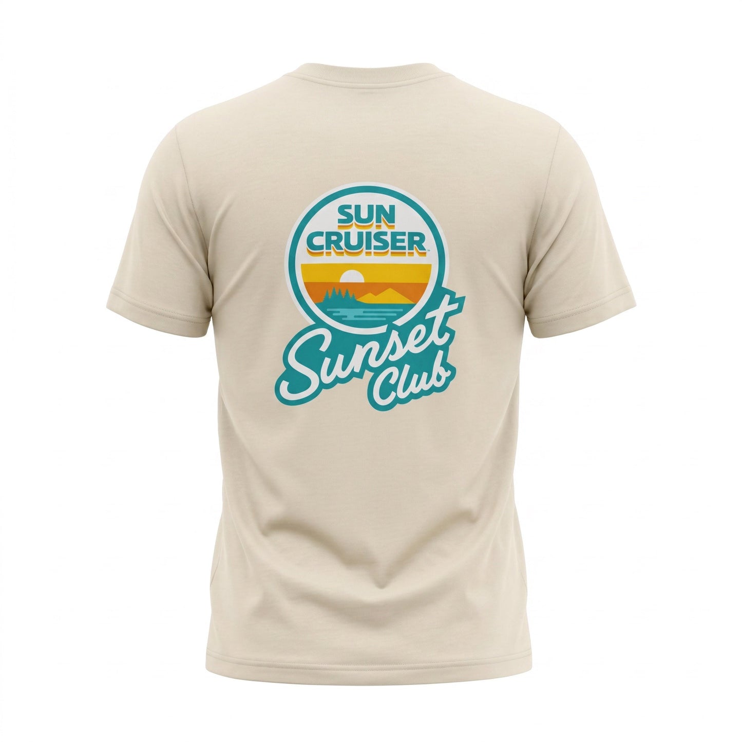 Summer Sunset Club Logo Tee Shirt