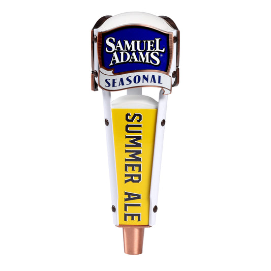 Shorty Samuel Adams Seasonal Tap Handle with interchangeable labels. Pictured here with the Summer Ale label.