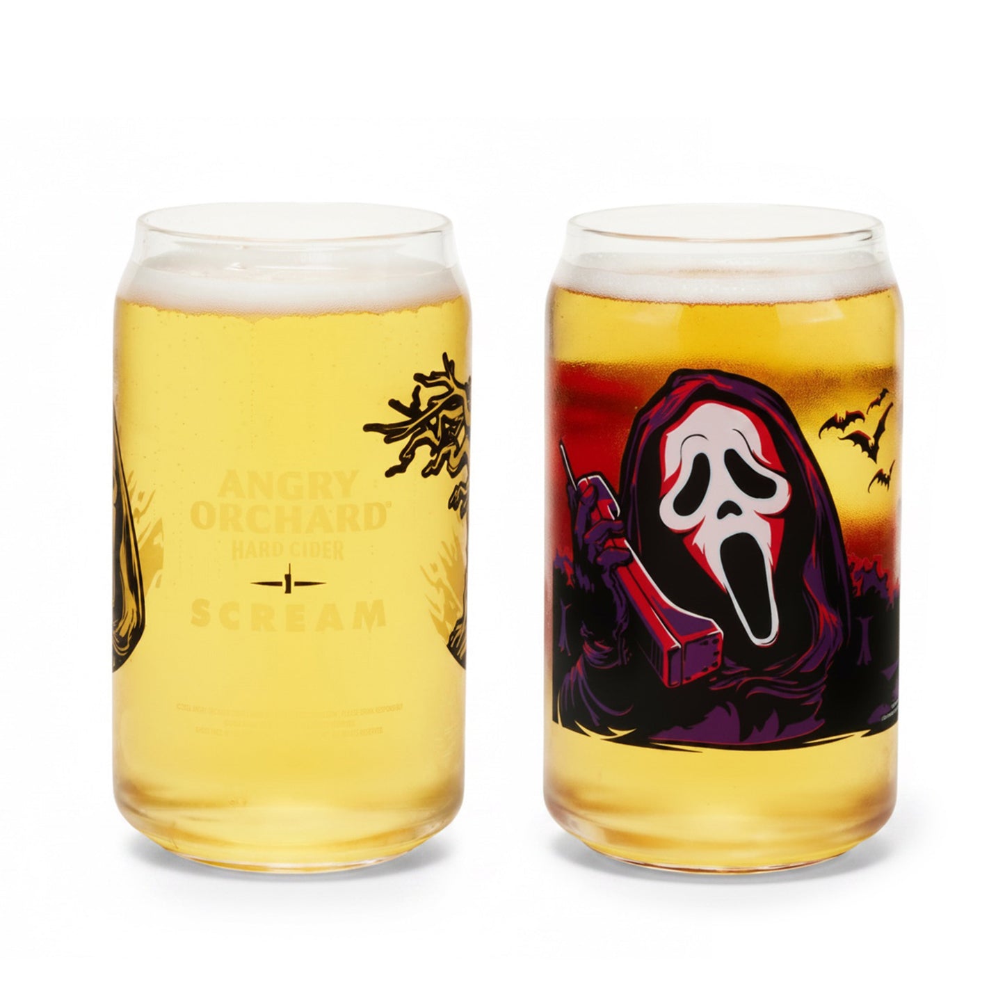 Angry Orchard x Scream Can Glass Bundle