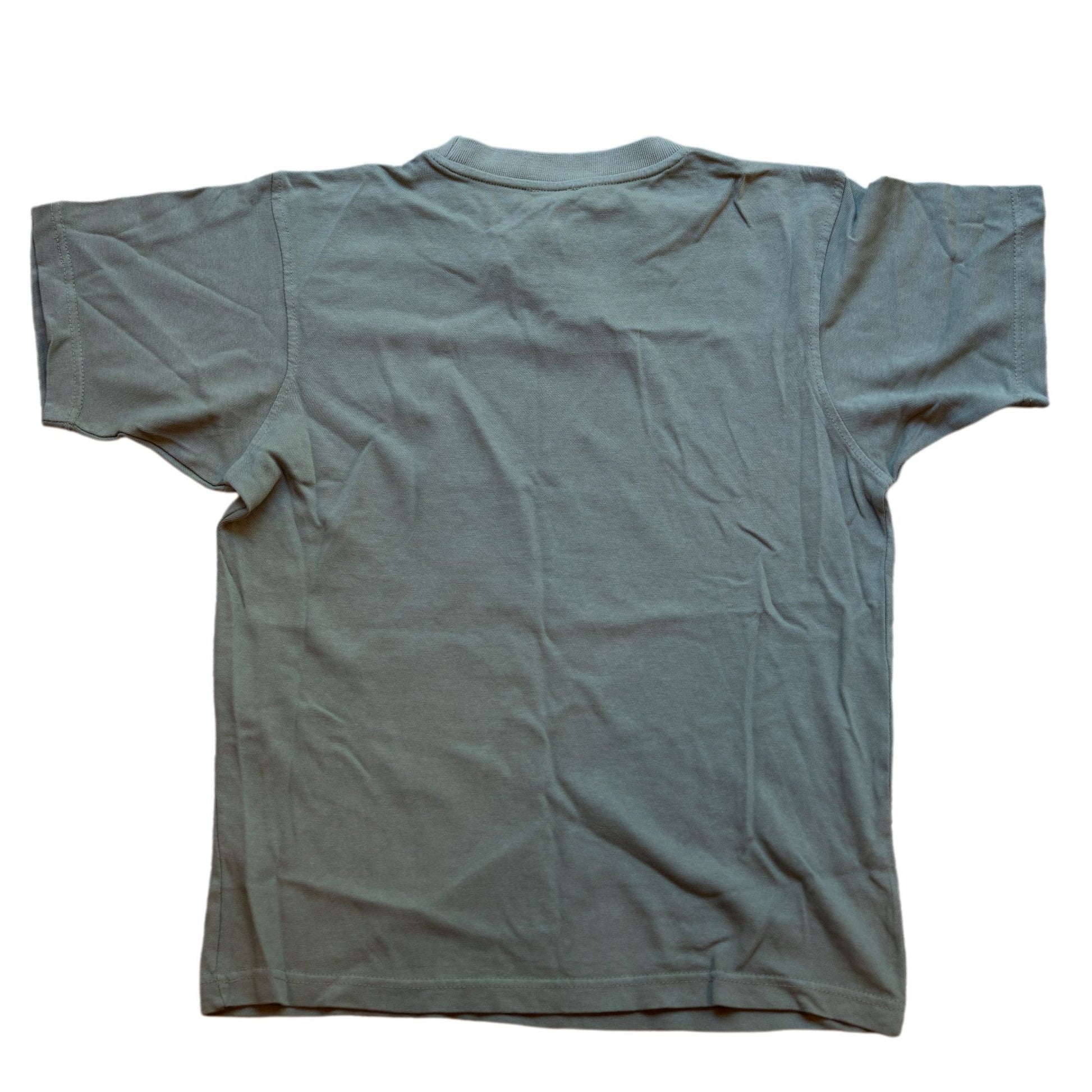 Backside of the Unisex Green Angry Orchard Hard Cider Treehouse Short Sleeve