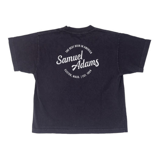 Women's navy Blue tee shirt with the "Best Beer in America" logo on the back.